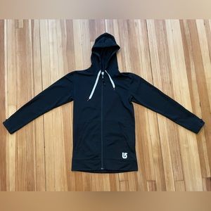 Burton zippered hoodie. Unisex.